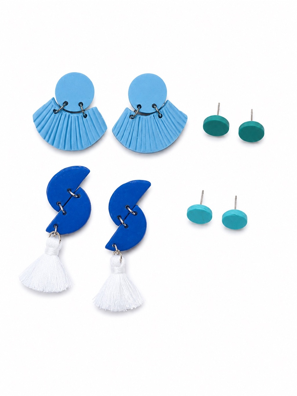 Blue & Teal Earring Set